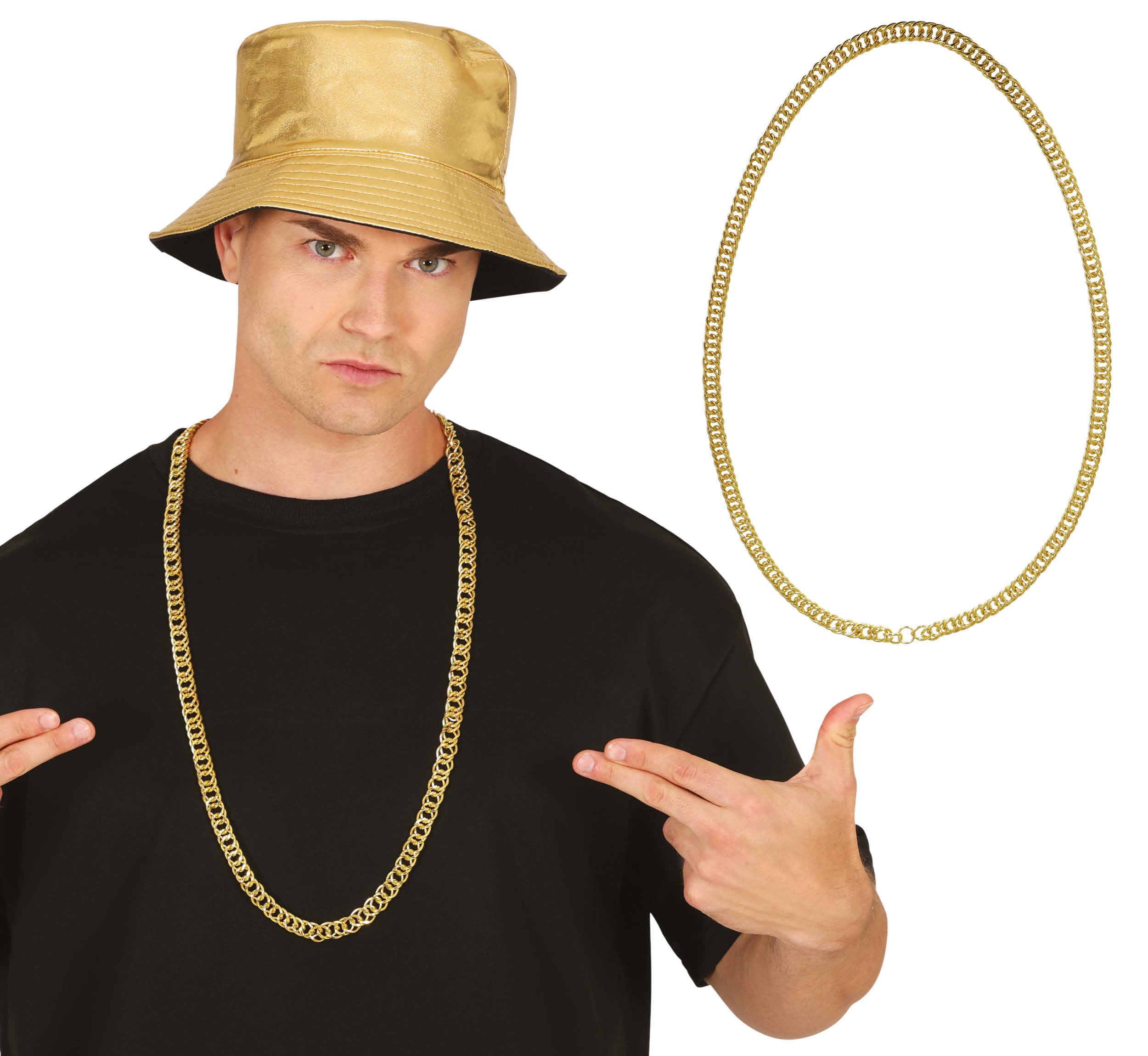 GOLD METAL CHAIN (95 CM)
