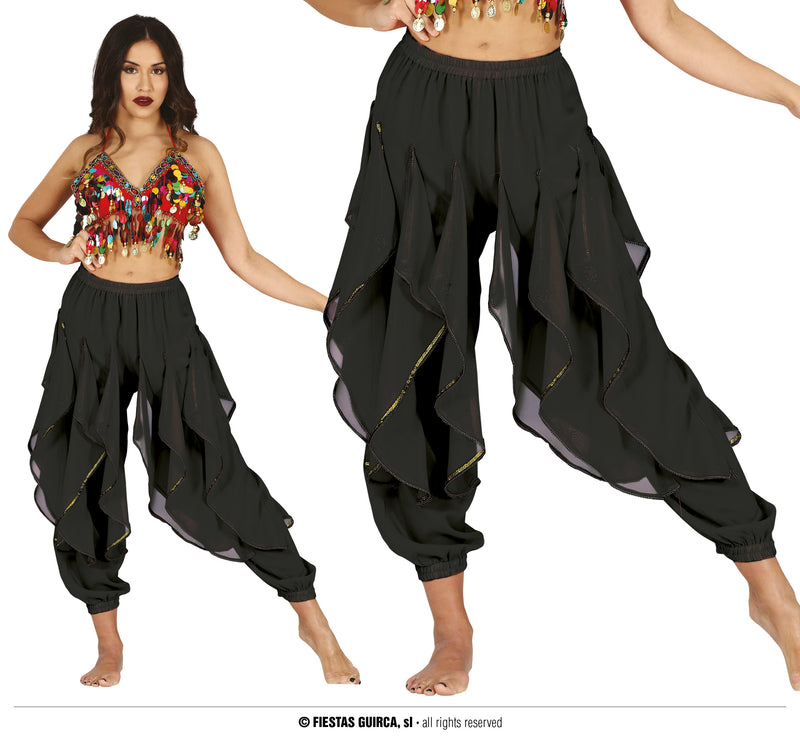 HQ BLACK BELLY DANCE PANTS