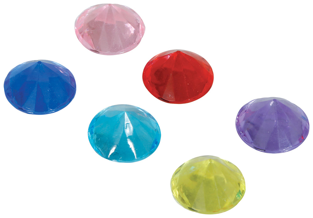 BAG WITH 50 COLORFUL GEMSTONES 1.50 CM
