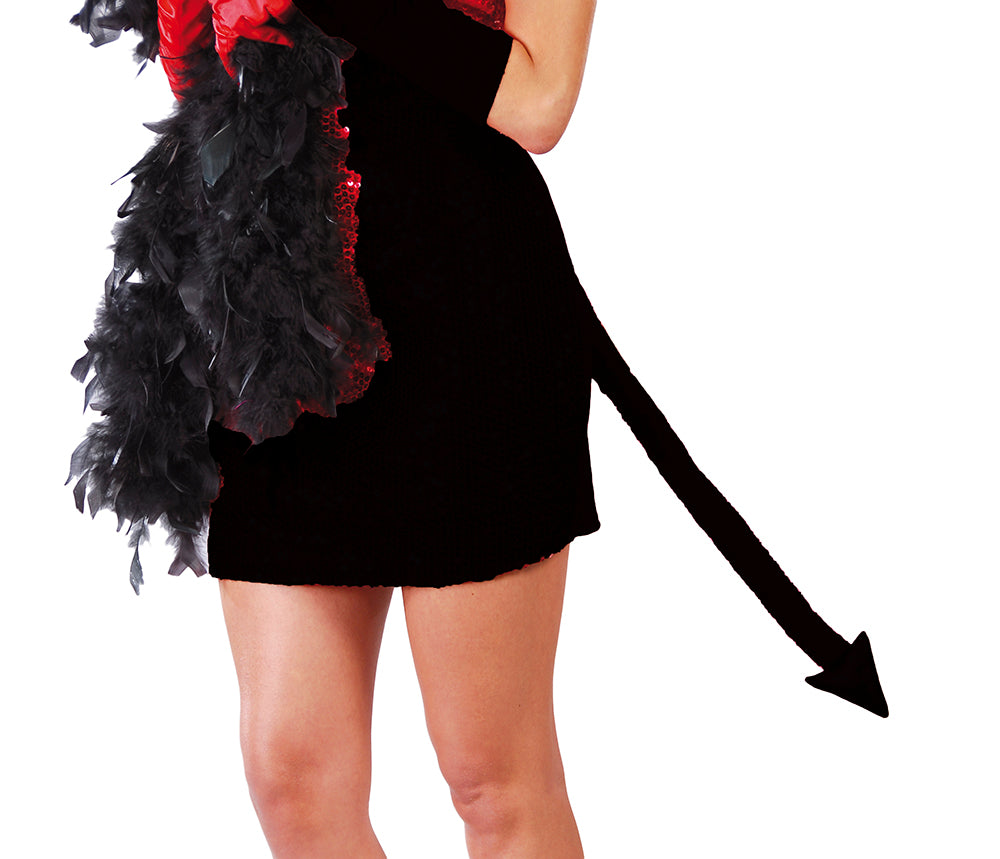 BLACK DEVIL TAIL 43 CM