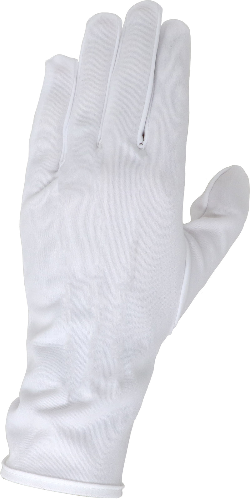 GLOVES, 24 CM., WHITE, ADULT