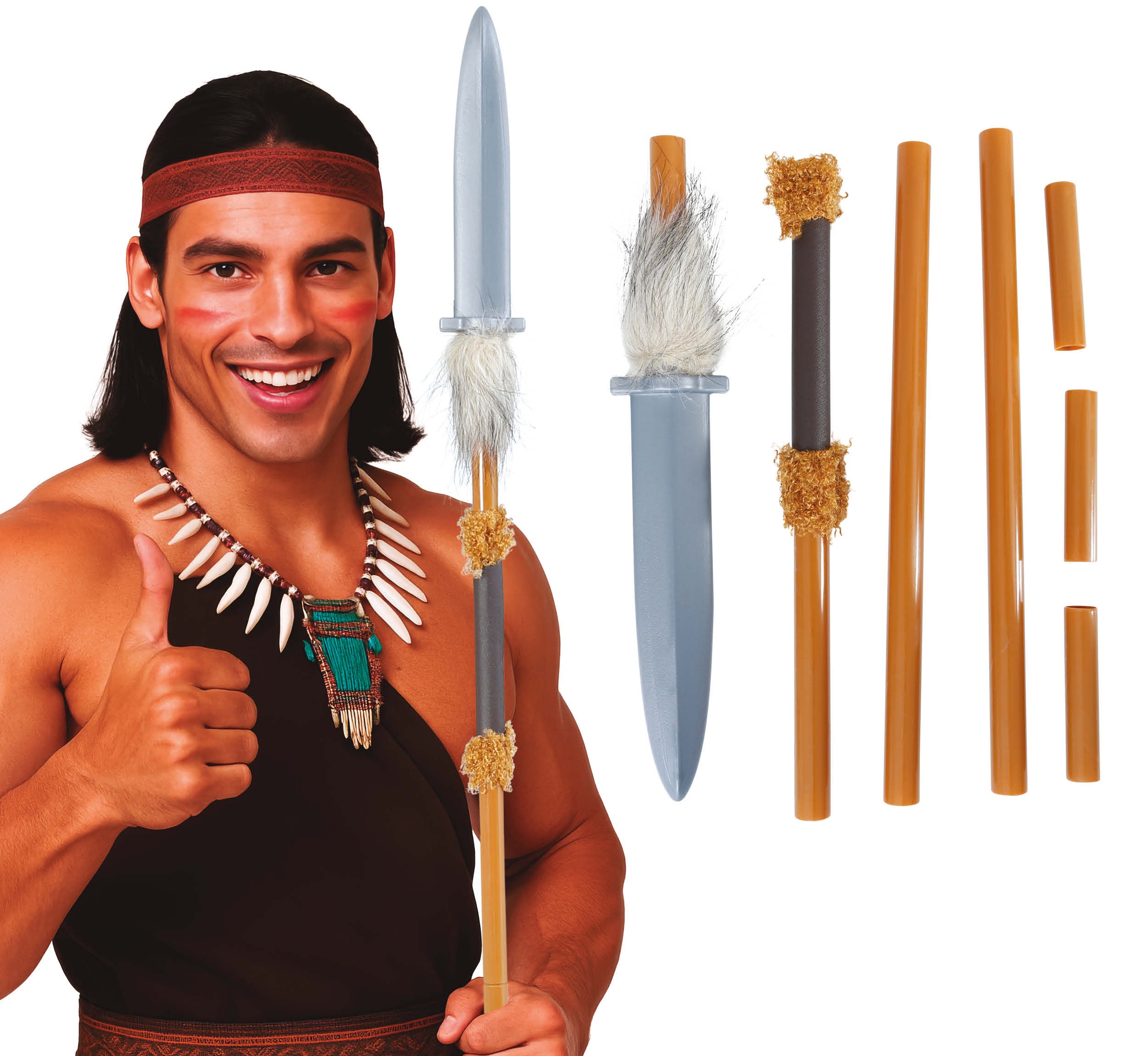 120 CM DISASSEMBLEABLE INDIGENOUS SPEAR