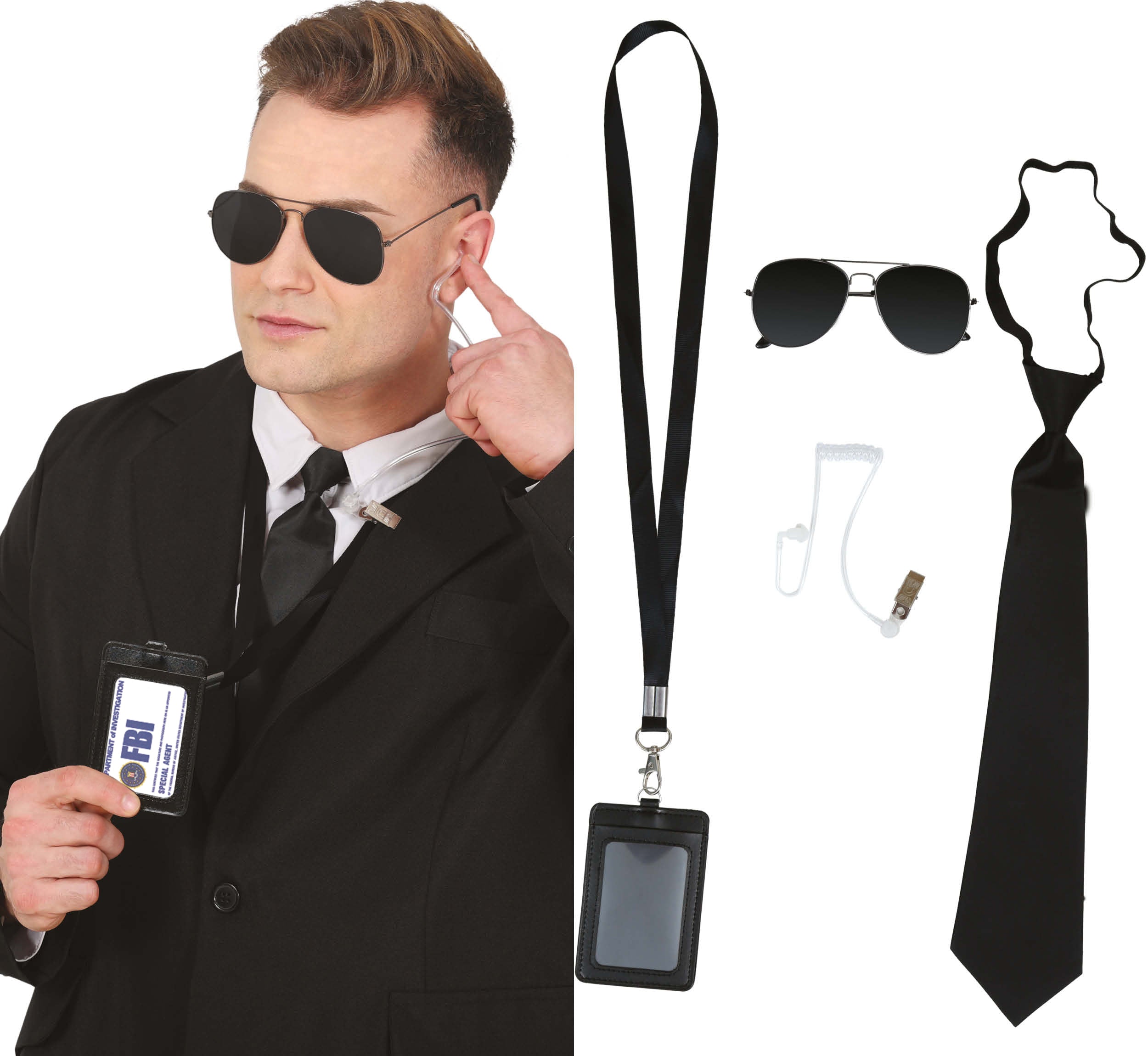 4-PIECE POLICE SET