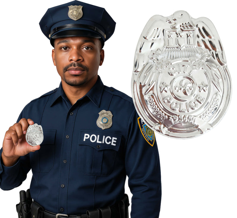 7 CM METAL POLICE BADGE