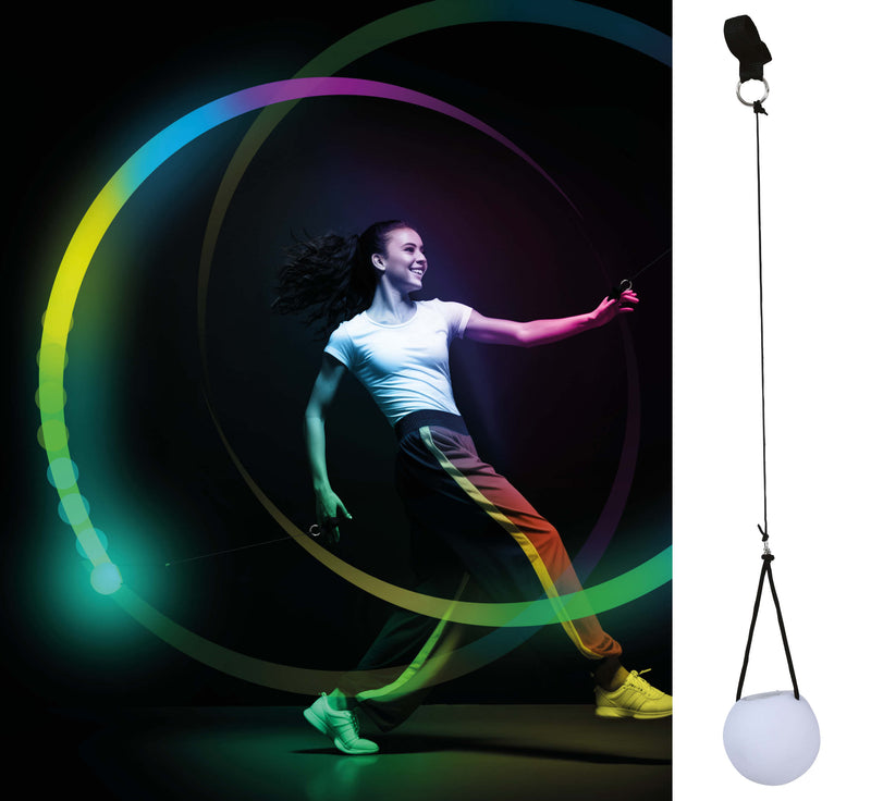 MULTICOLOR DANCE BALL WITH LED 7 CM