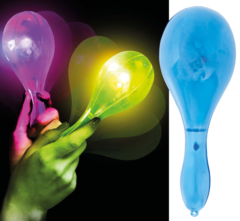 ASSORTED LIGHT MARACA 15 CM