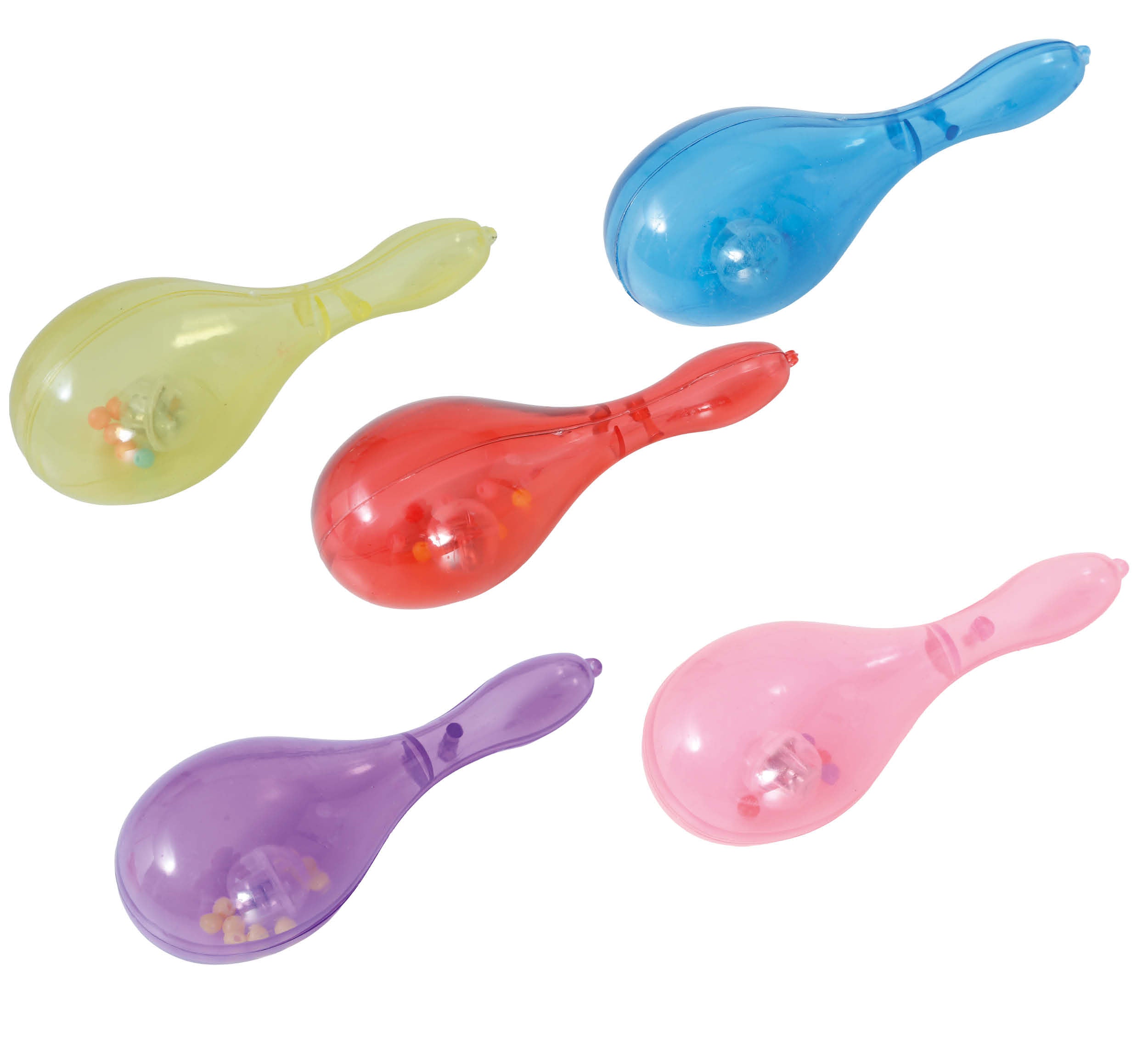ASSORTED LIGHT MARACA 15 CM
