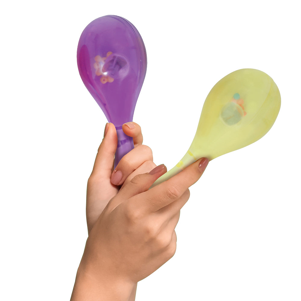 ASSORTED LIGHT MARACA 15 CM