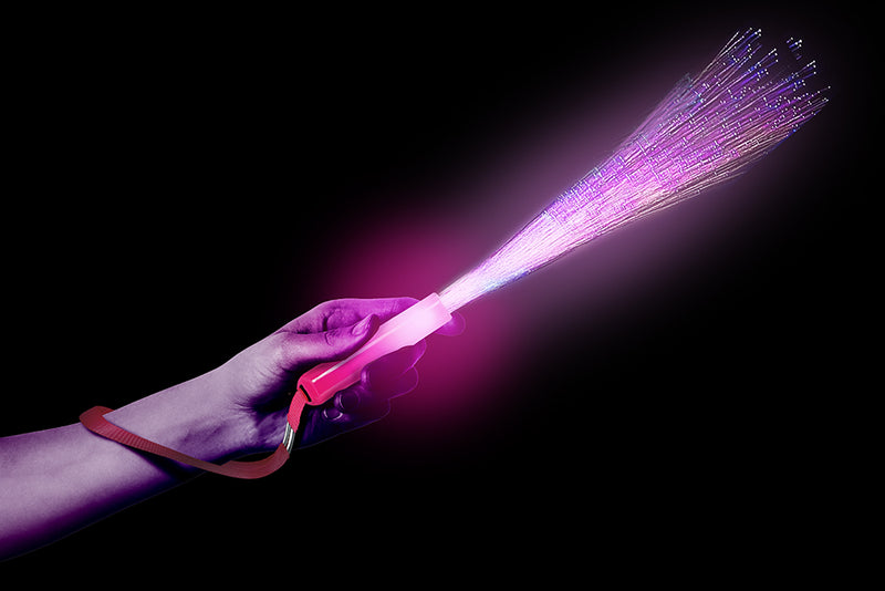25 CM ASSORTED OPTICAL FIBER STICK
