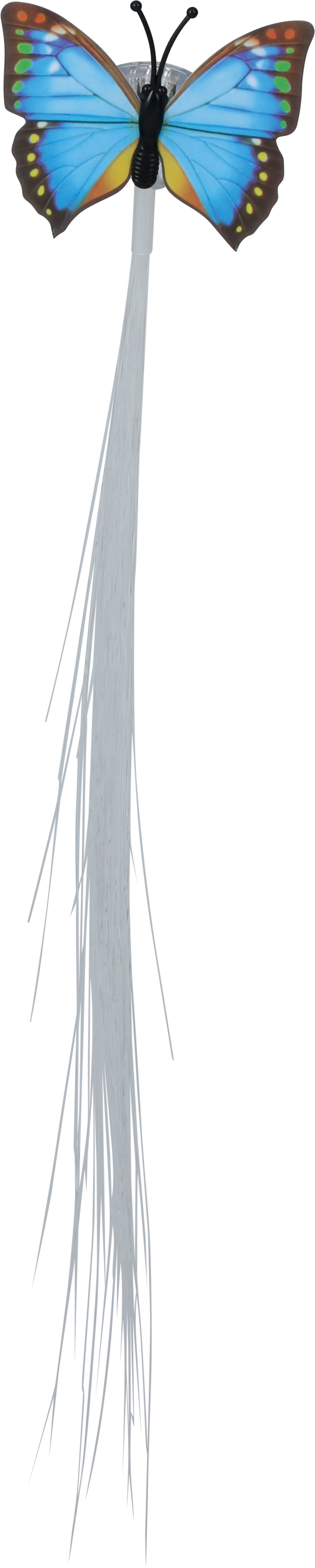 33 CM OPTICAL FIBER, LED, TUFT WITH BUTTERFLY