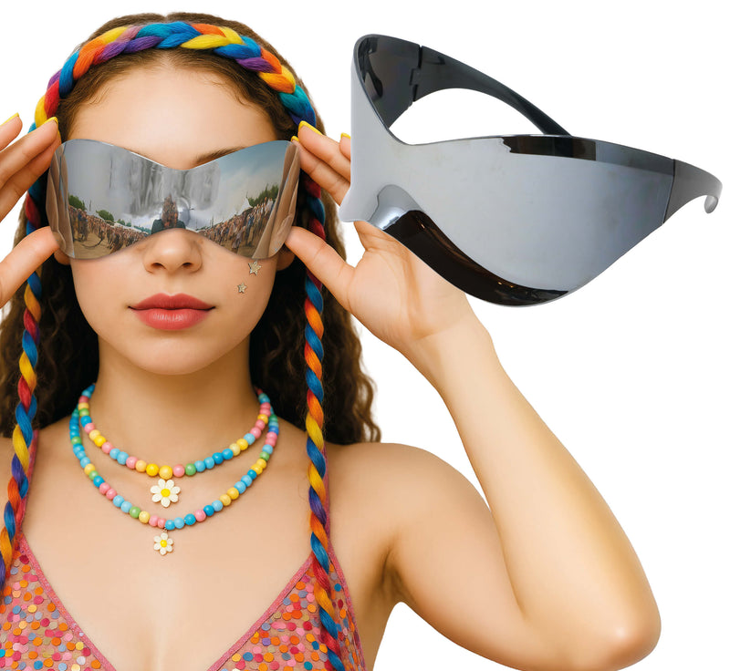 FUTURISTIC MIRROR GLASSES