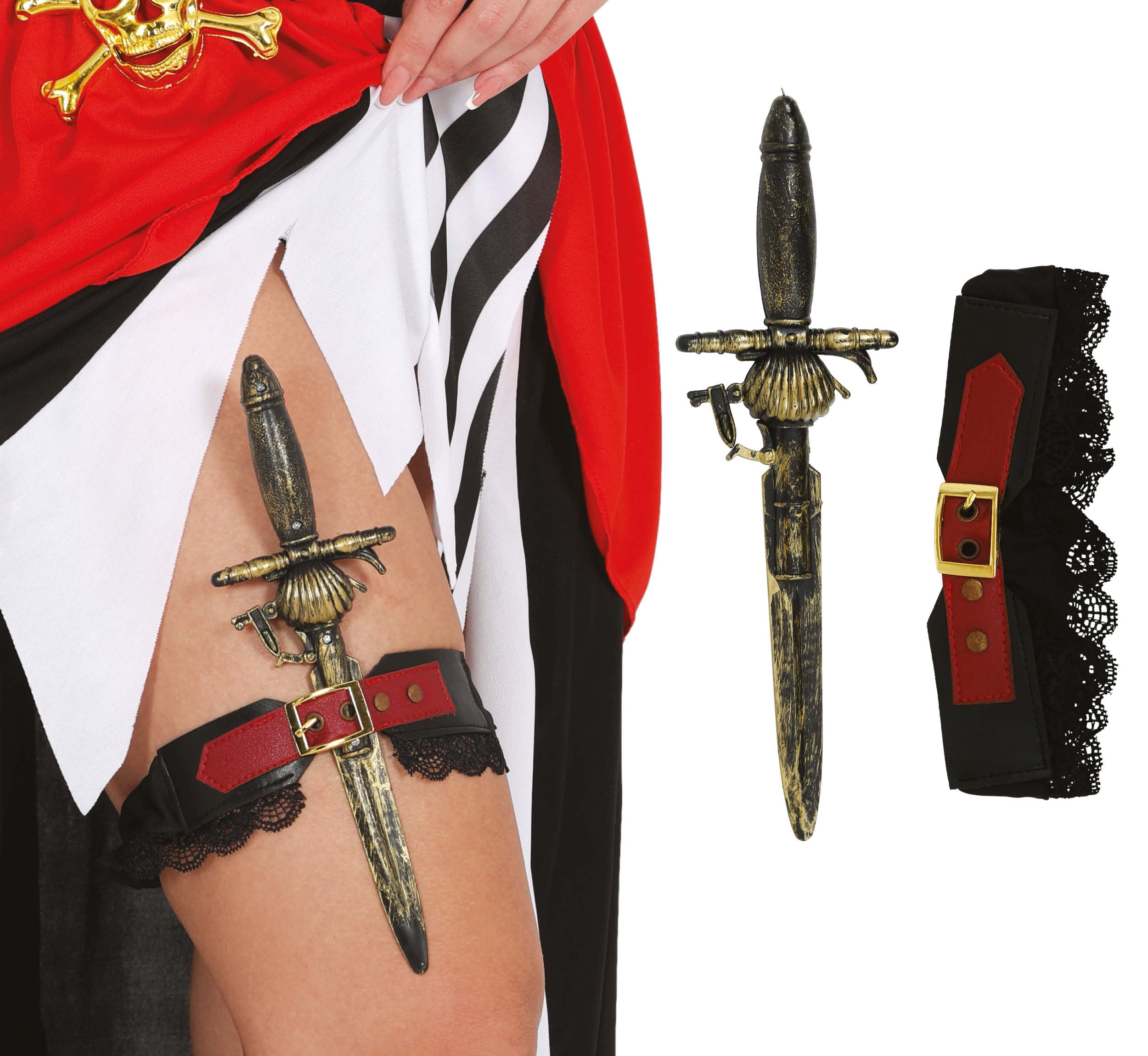 DAGGER WITH LACE, ADULT