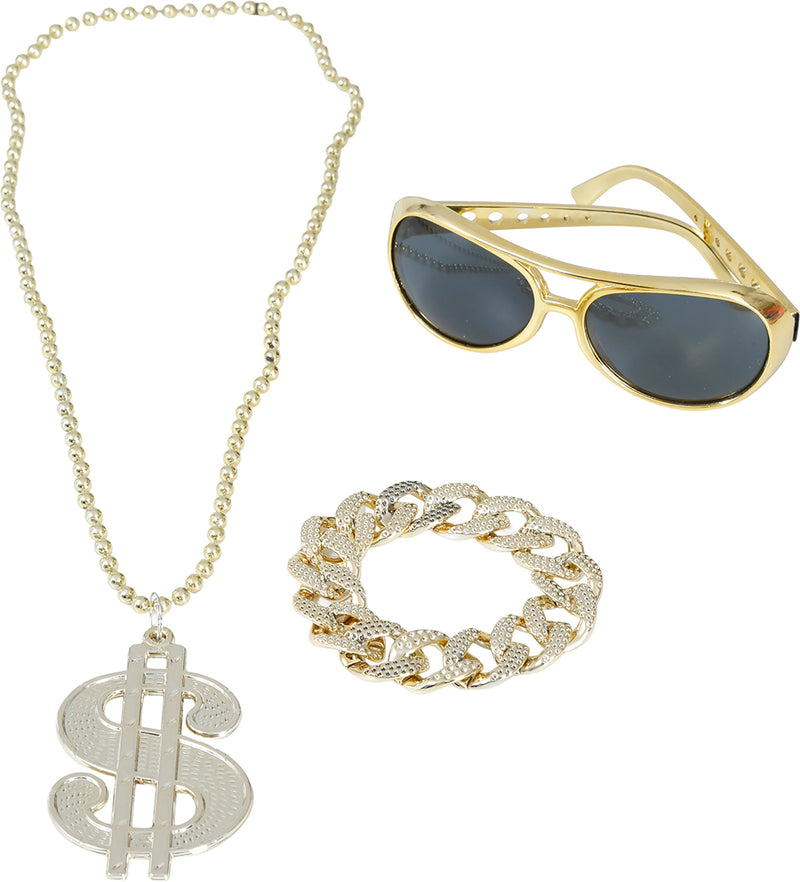 3-PIECE KING OF HIP HOP SET, ADULT