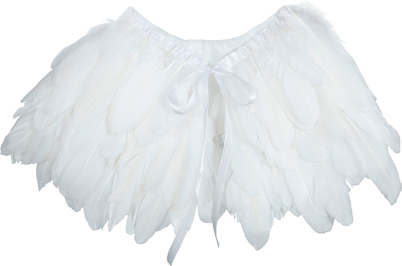 30X90 CM WHITE FEATHER CAPE