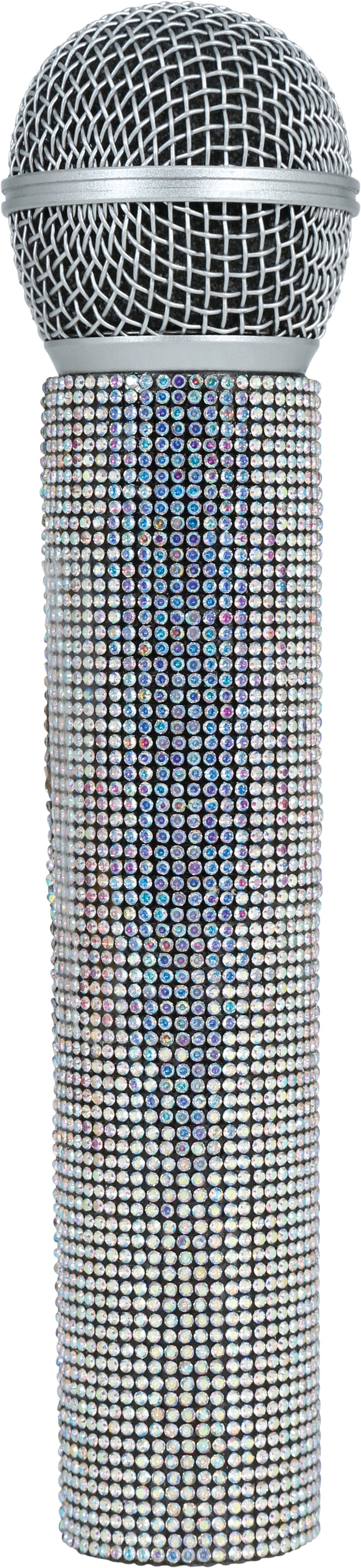 MICROPHONE WITH GLITTER 21 CM