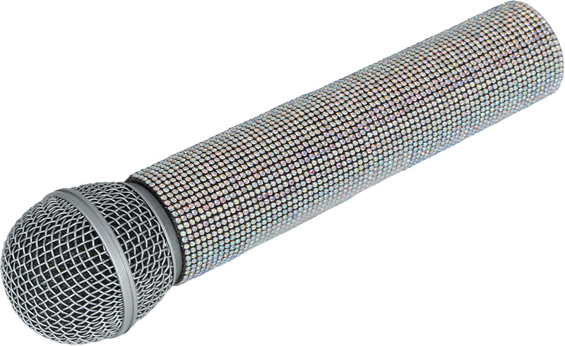 MICROPHONE WITH GLITTER 21 CM