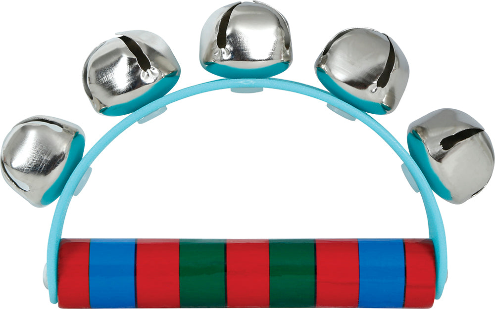 WOODEN JINGLE BELL RATTLE 9X11 CM