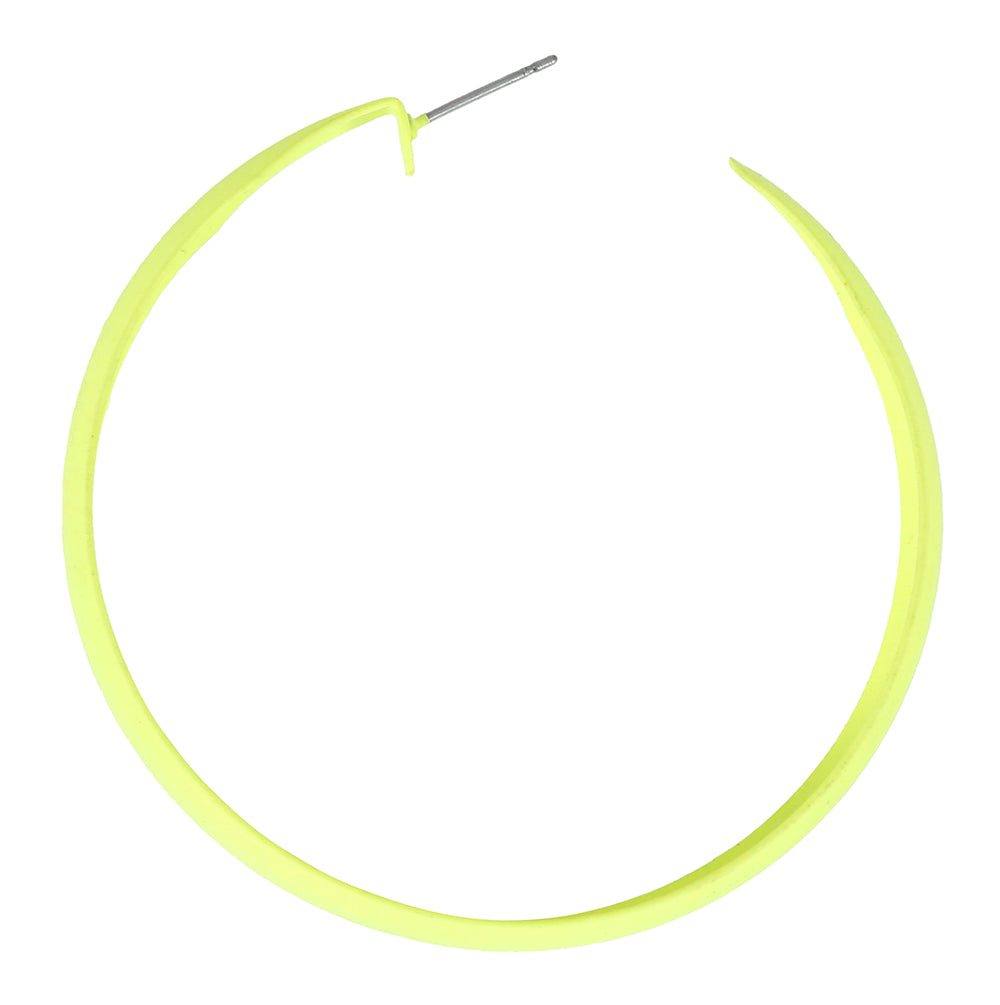 NEON HOOP EARRINGS