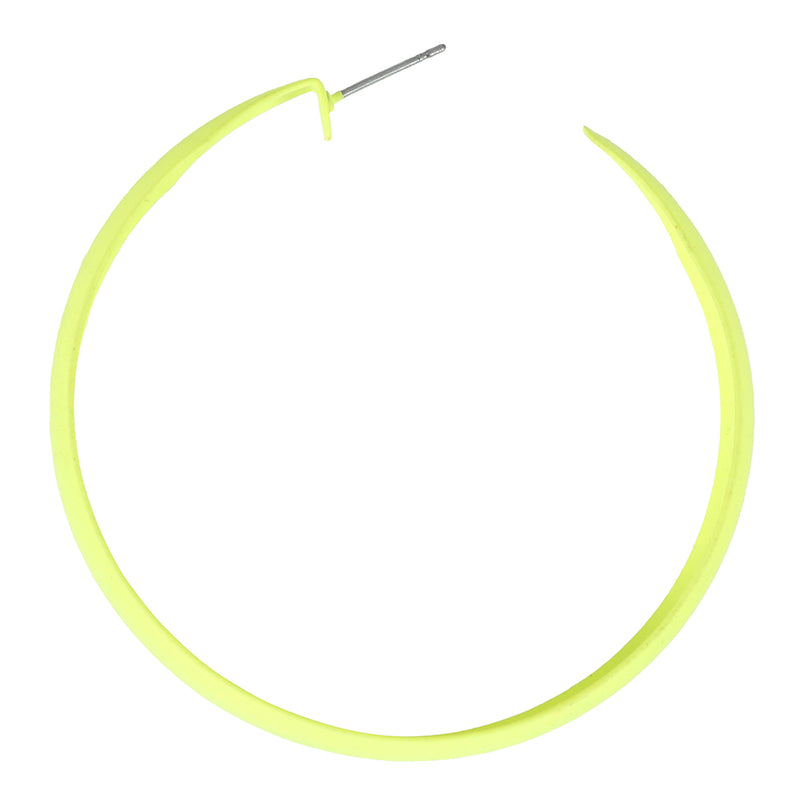 NEON HOOP EARRINGS