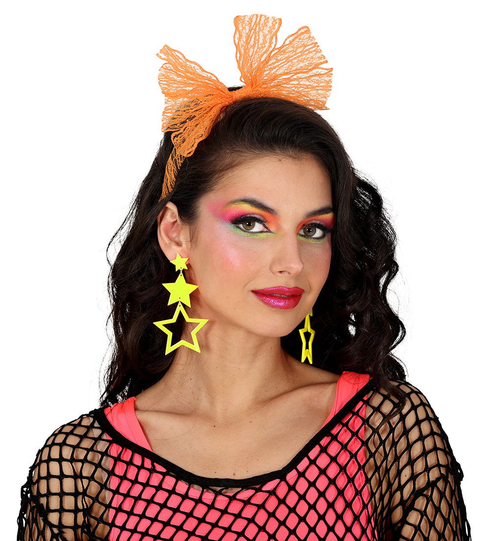 NEON STAR EARRINGS ASSORTED