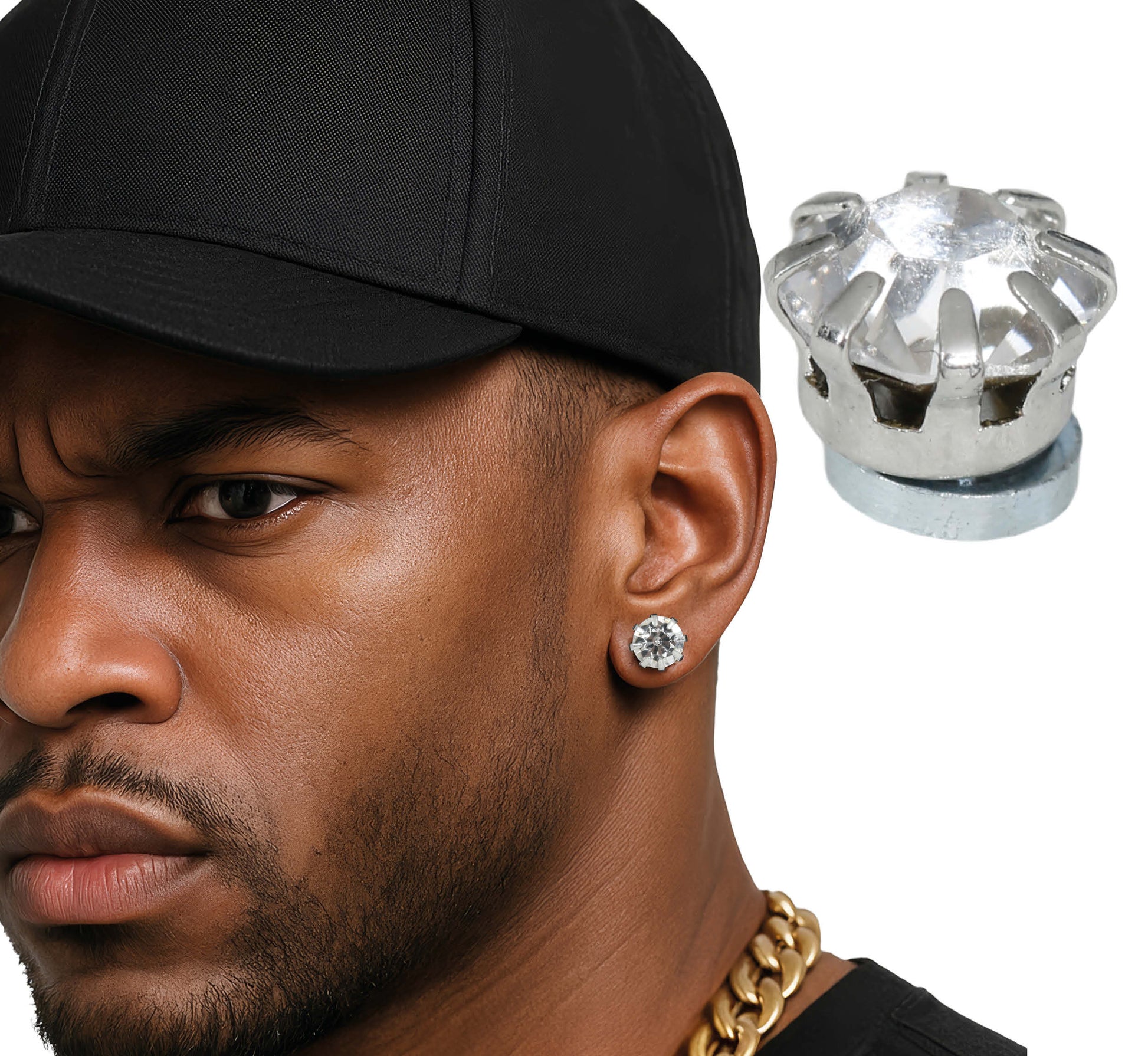 BLISTER WITH 2 MAGNETIC EARRINGS