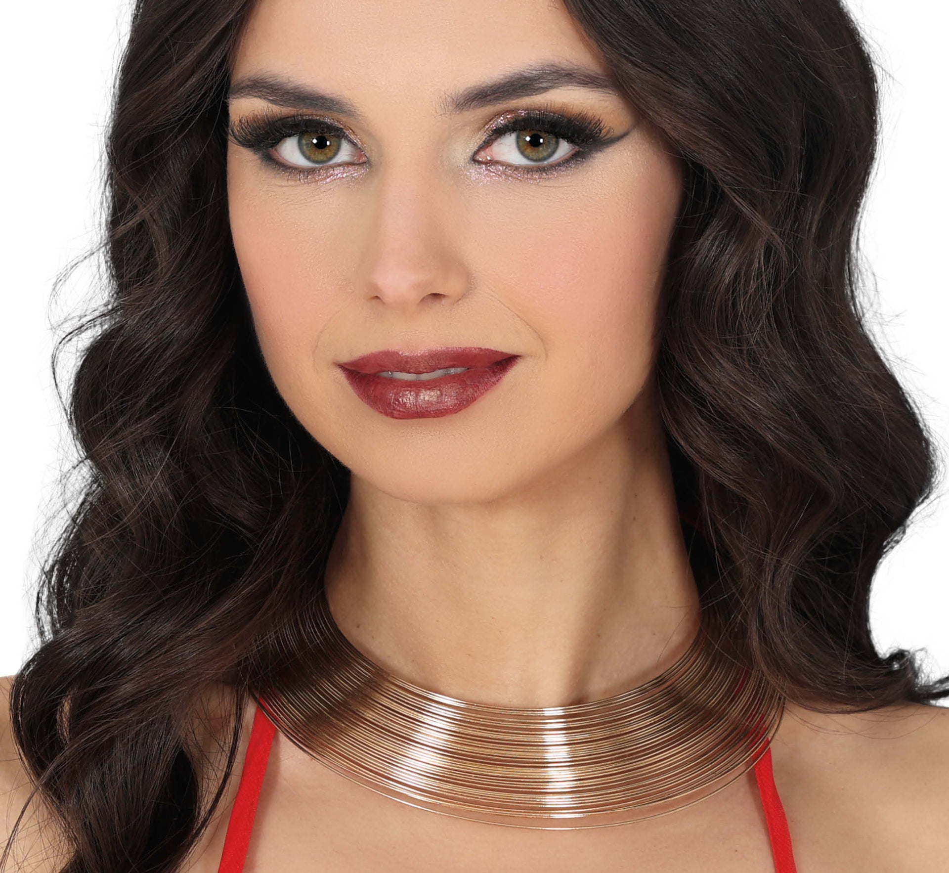 GOLD METALLIC CHOKER, ADULT