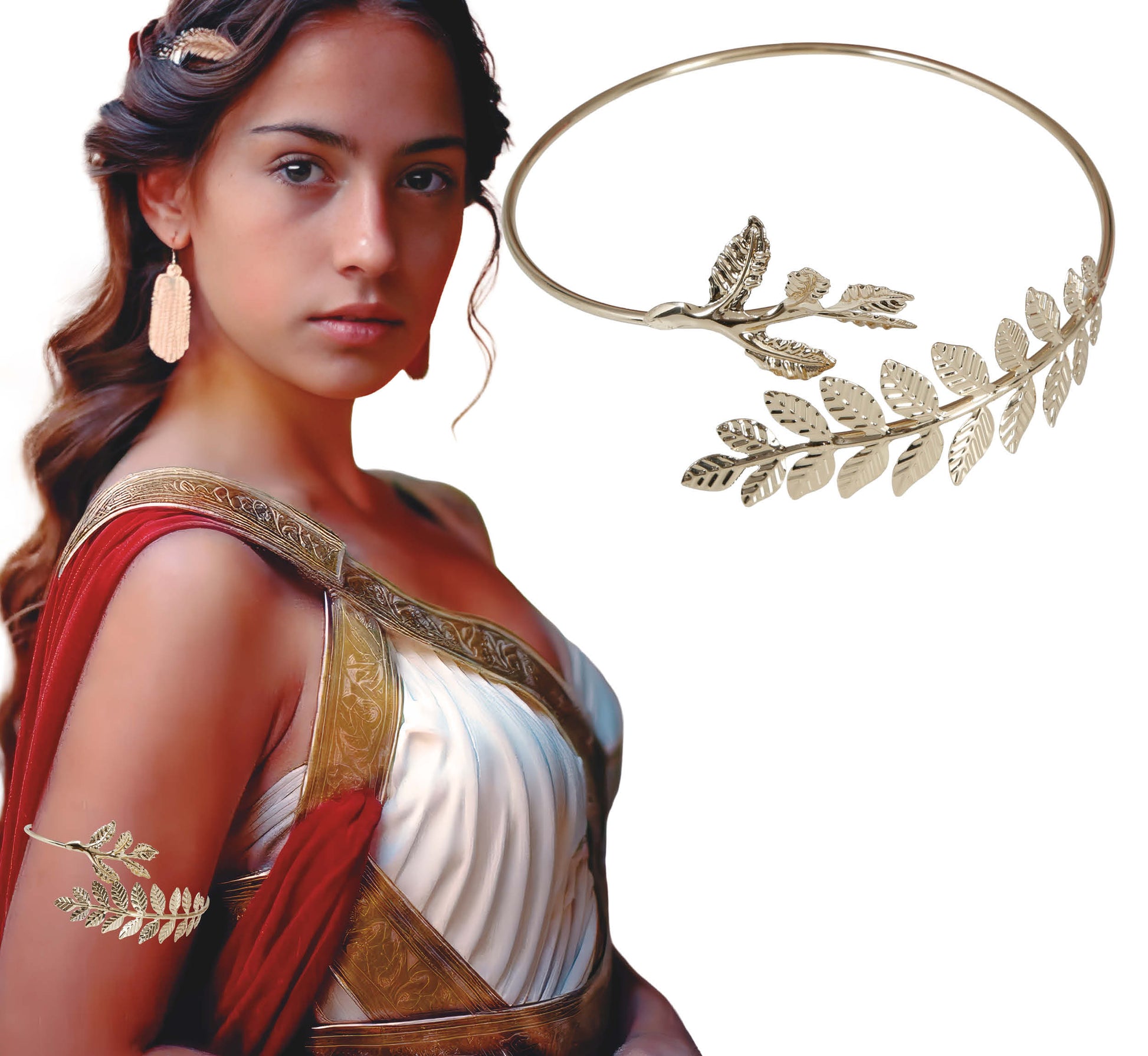 METAL LAUREL BRACELET, ADULT