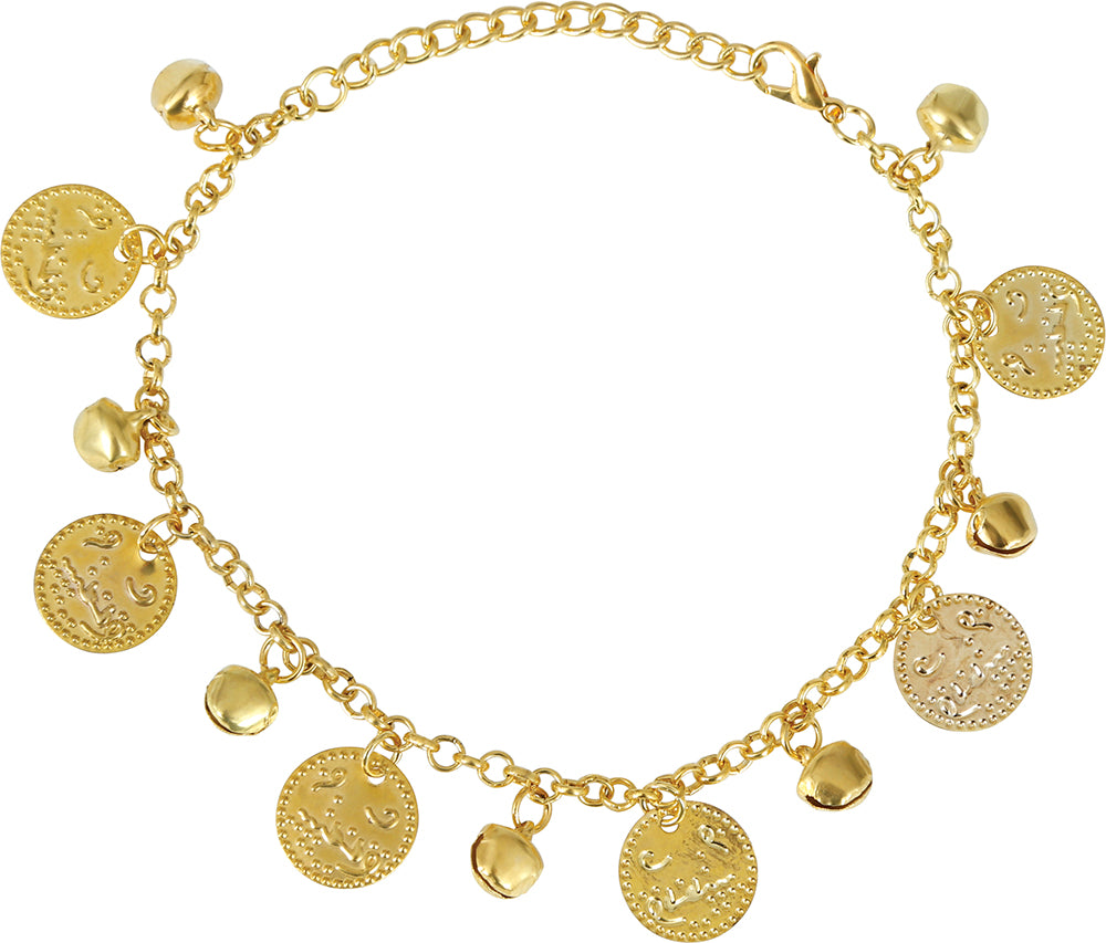 METAL COIN BRACELET, ADULT