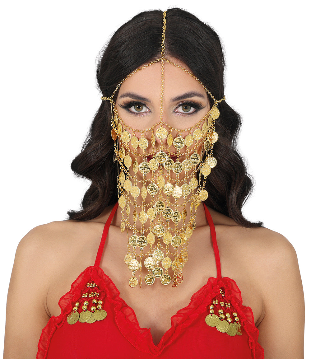 METAL COIN MASK, ADULT