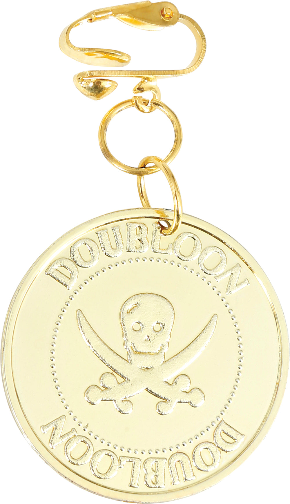 PIRATE COIN NECKLACE AND EARRINGS, ADULT