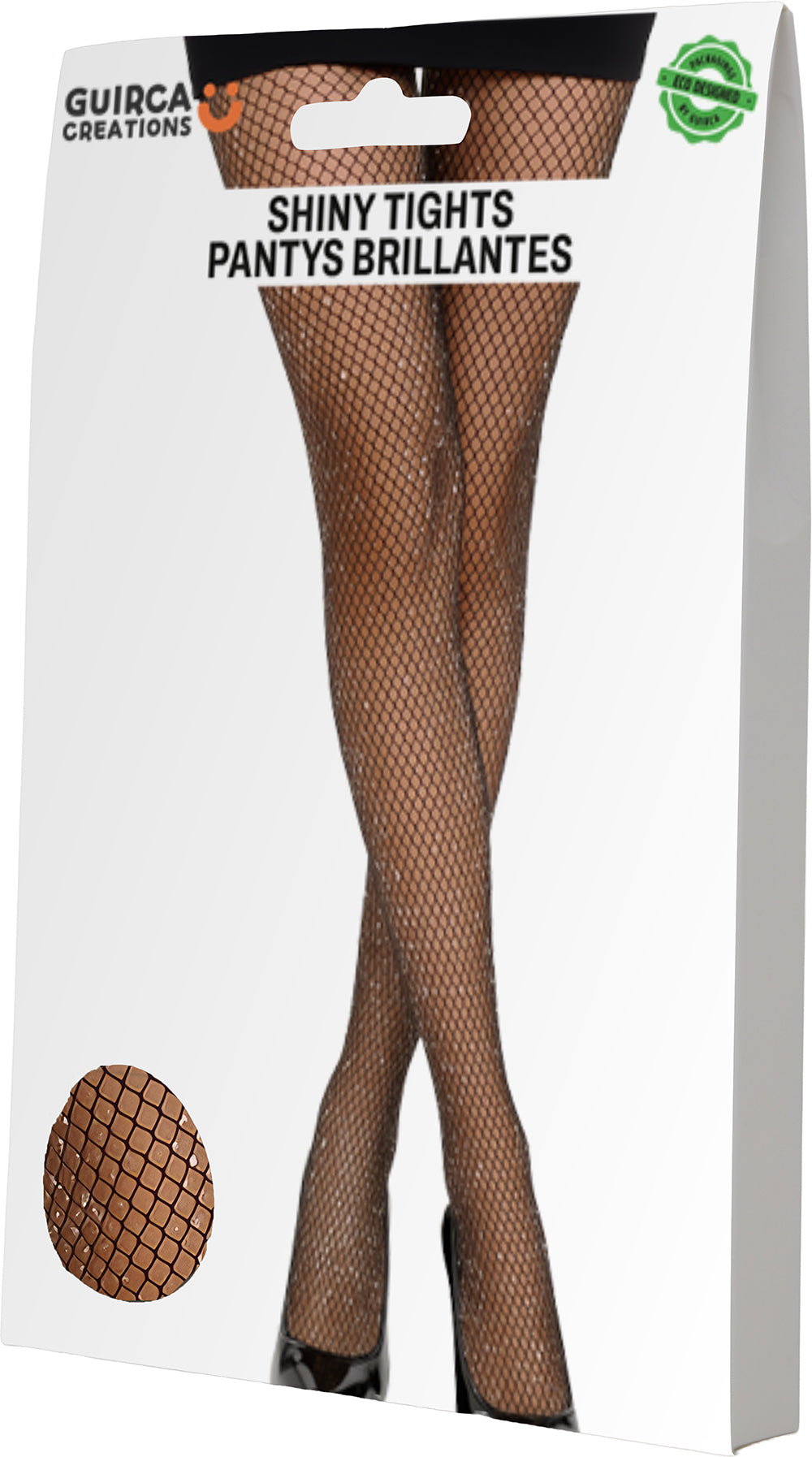 SHINY BLACK PANTYHOSE, ADULT