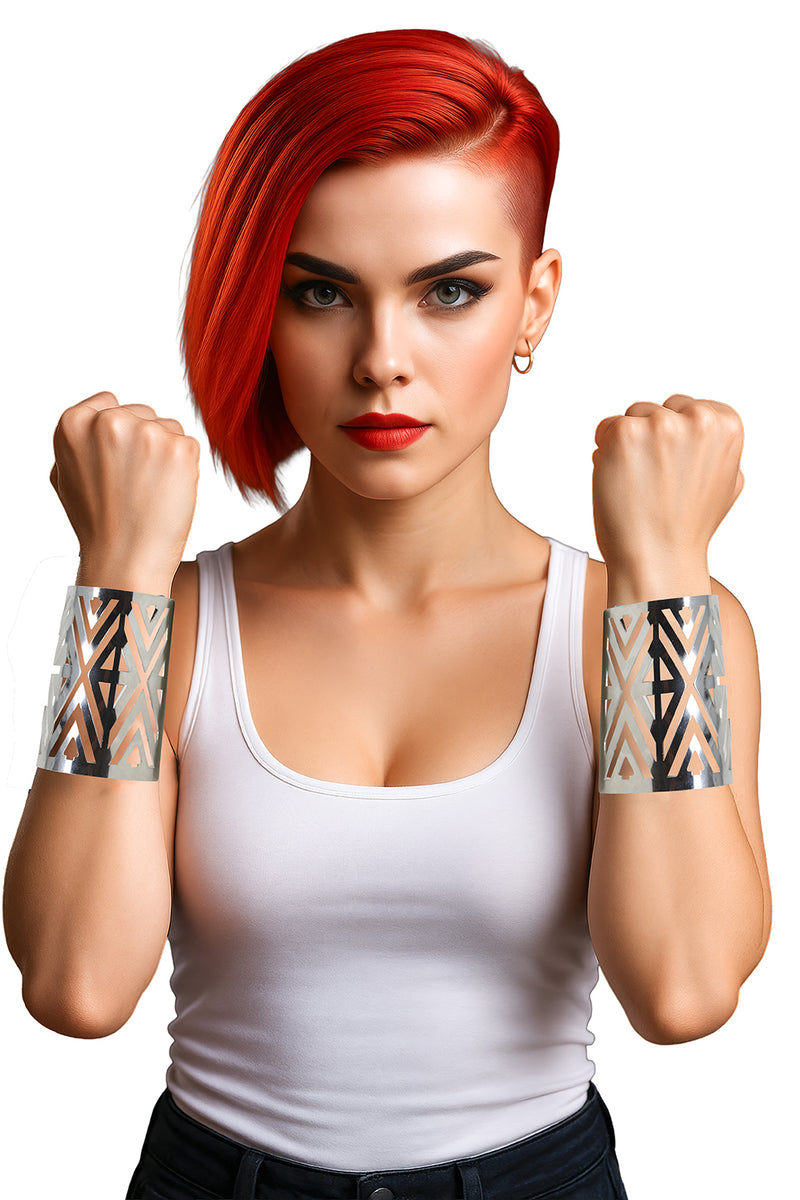 SILVER FUTURISTIC BRACELET