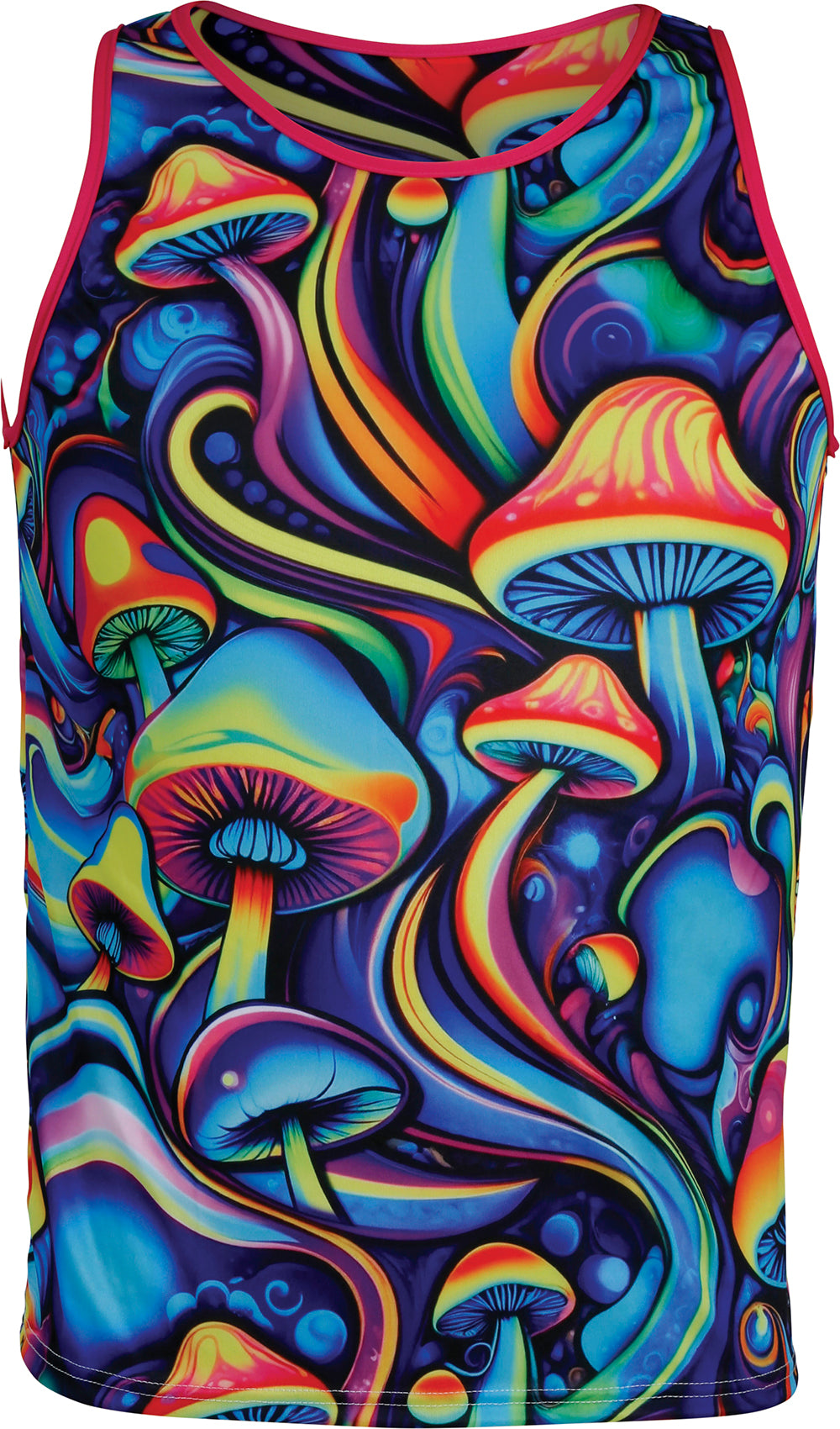 PSYCHEDELIC MUSHROOM T-SHIRT, ADULT, 52 - 54 (L)