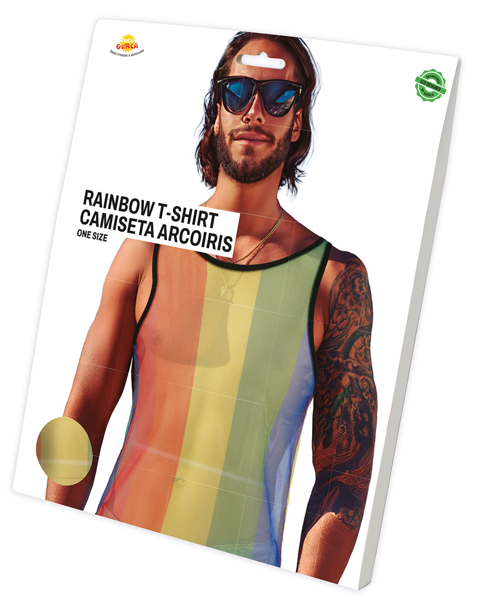 RAINBOW MESH T-SHIRT