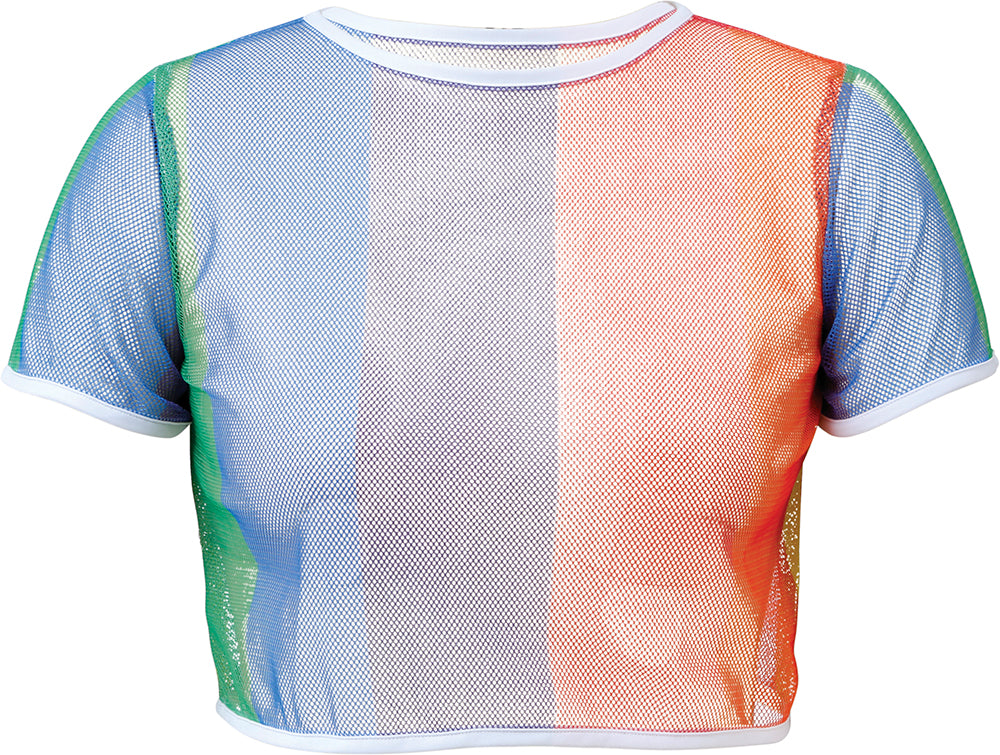 RAINBOW MESH T-SHIRT