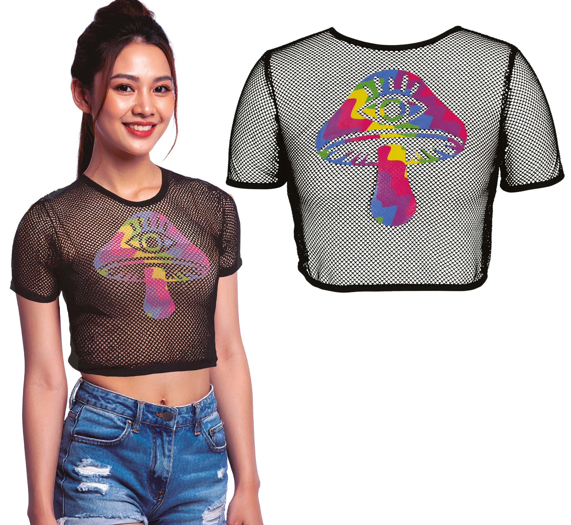 SHROOMS MESH T-SHIRT