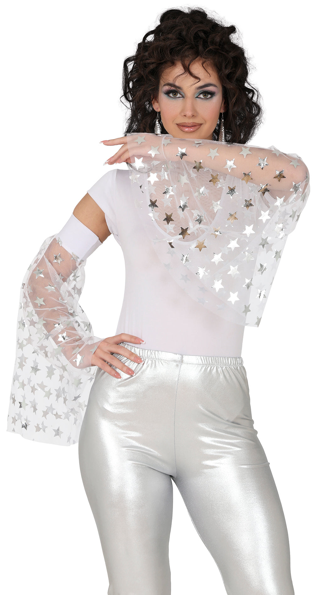 SILVER DISCO SLEEVES, ADULT