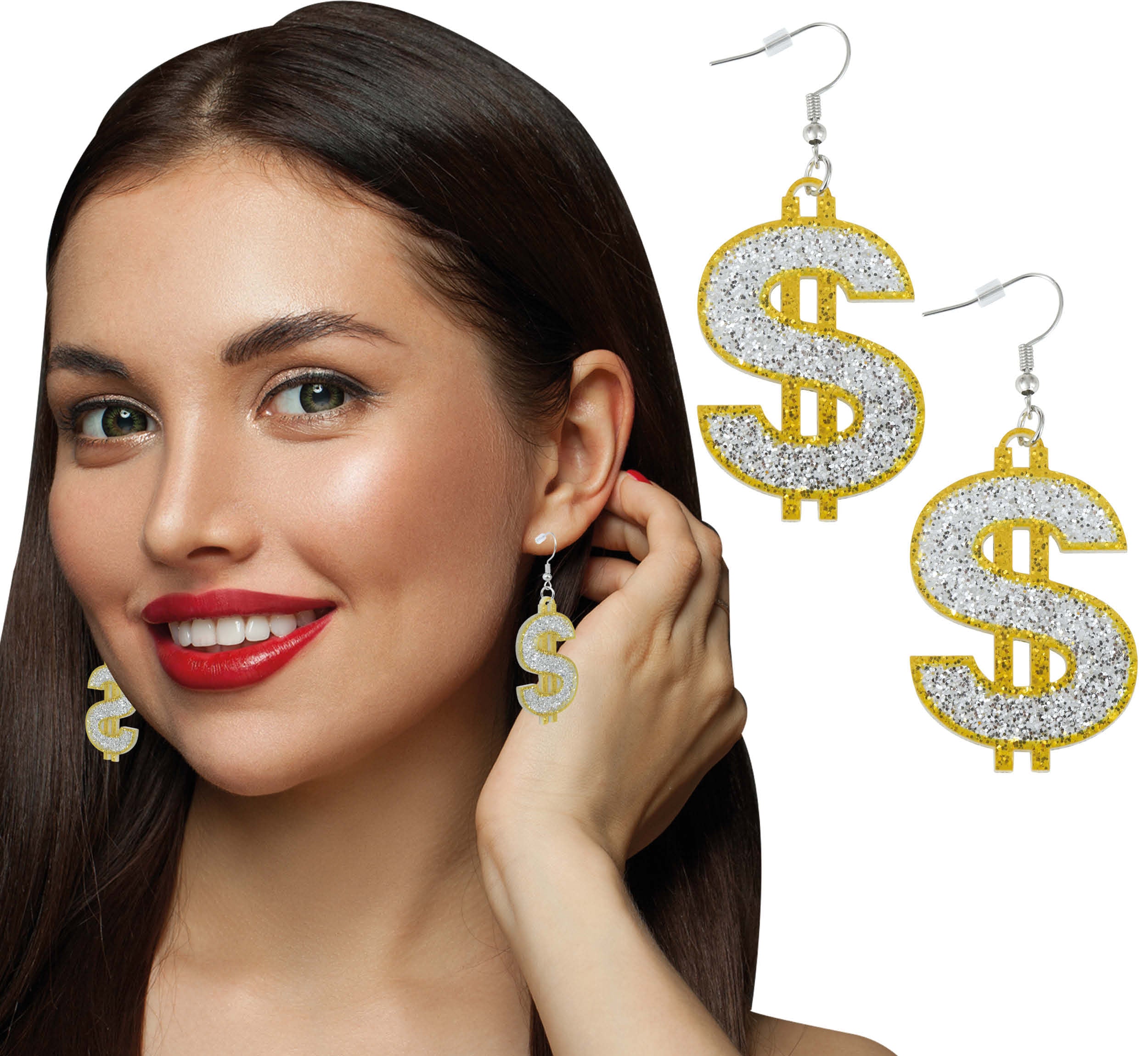 DOLLAR EARRINGS