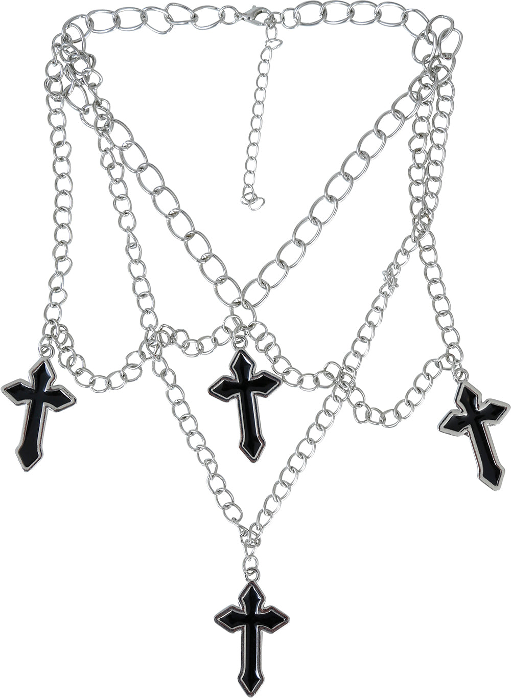 4 CROSS NECKLACE