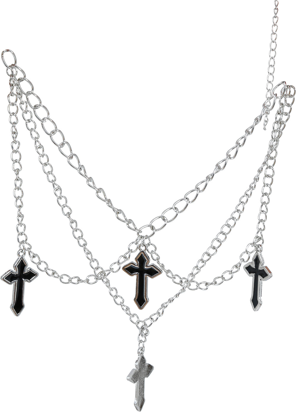 4 CROSS NECKLACE