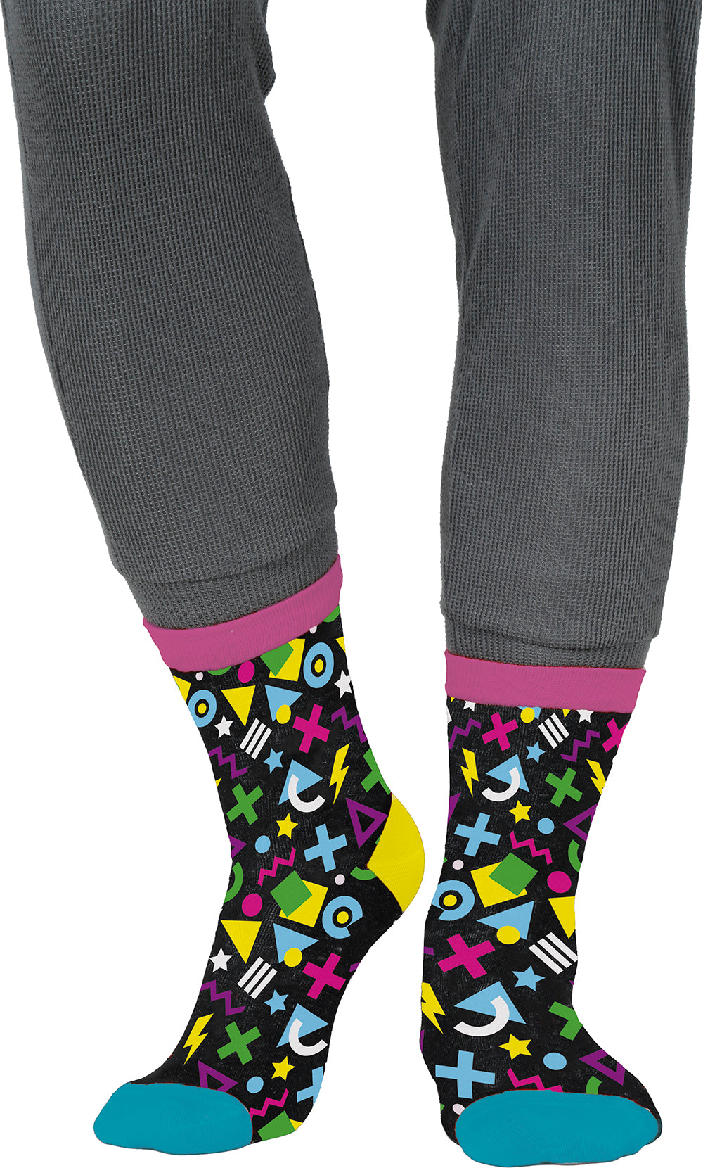 80S BLACK SOCKS, ADULT