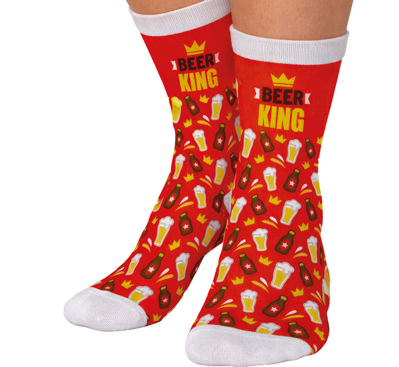 BEER KING SOCKS, ADULT