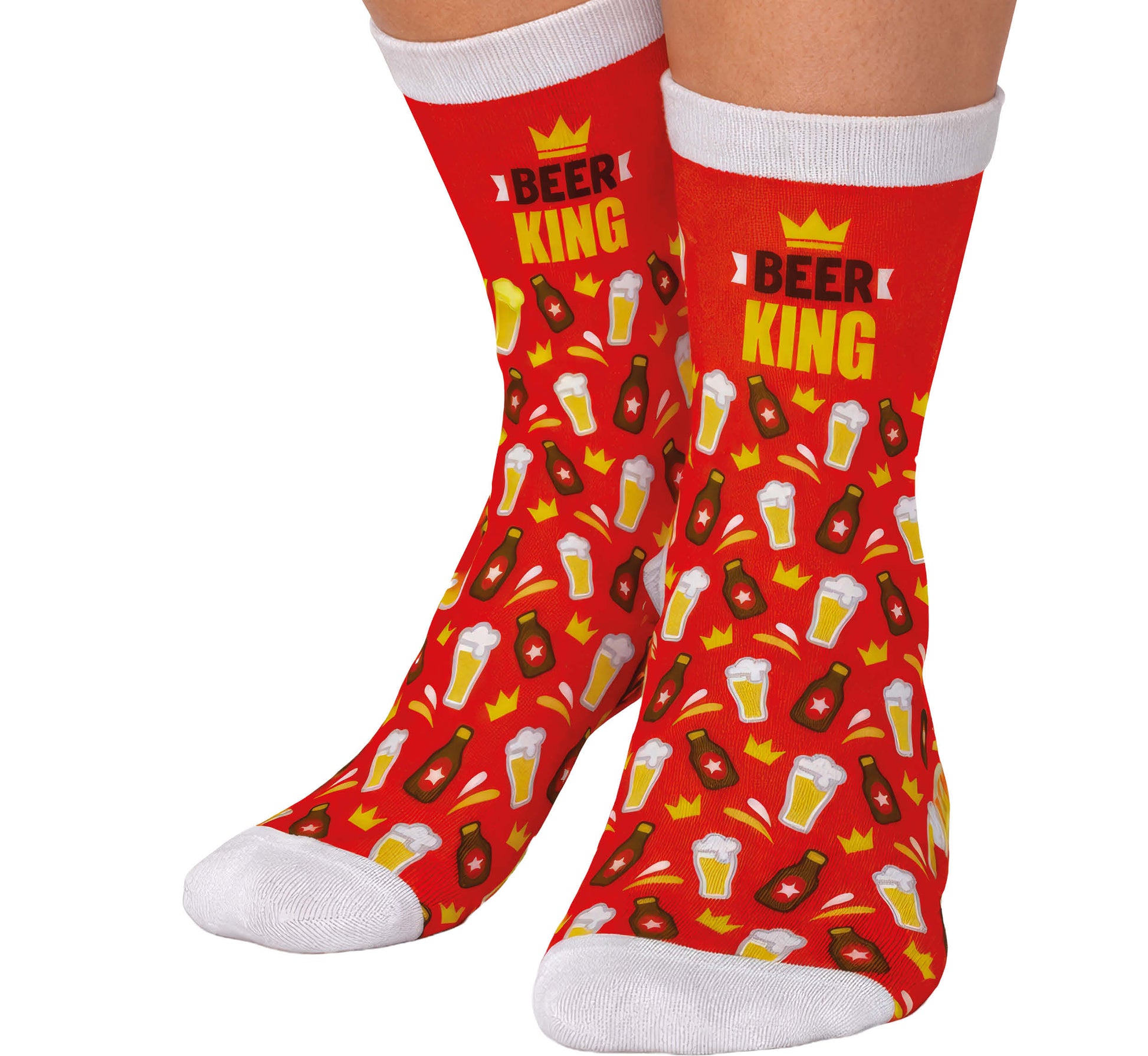 BEER KING SOCKS, ADULT