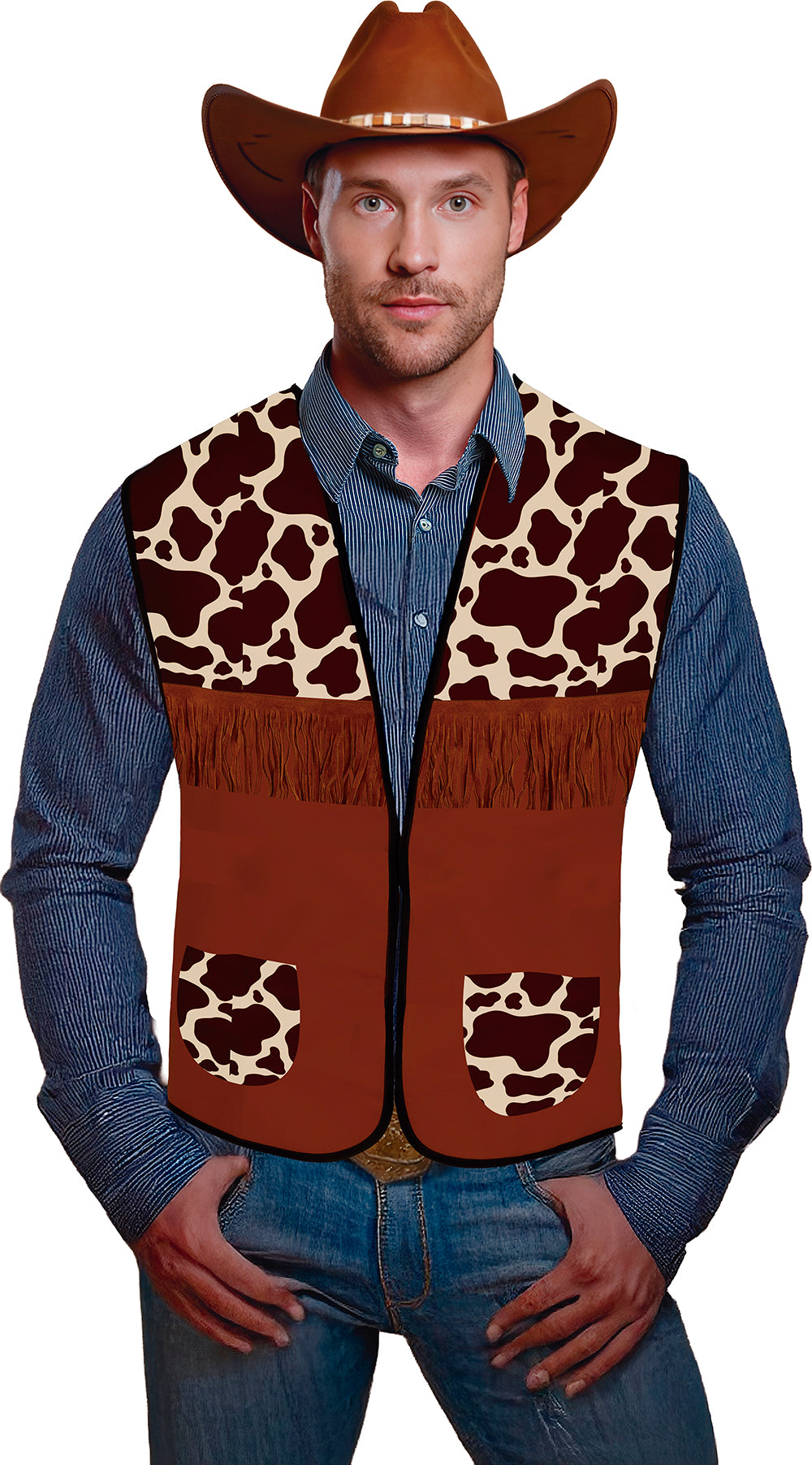 COWBOY VEST, ADULT