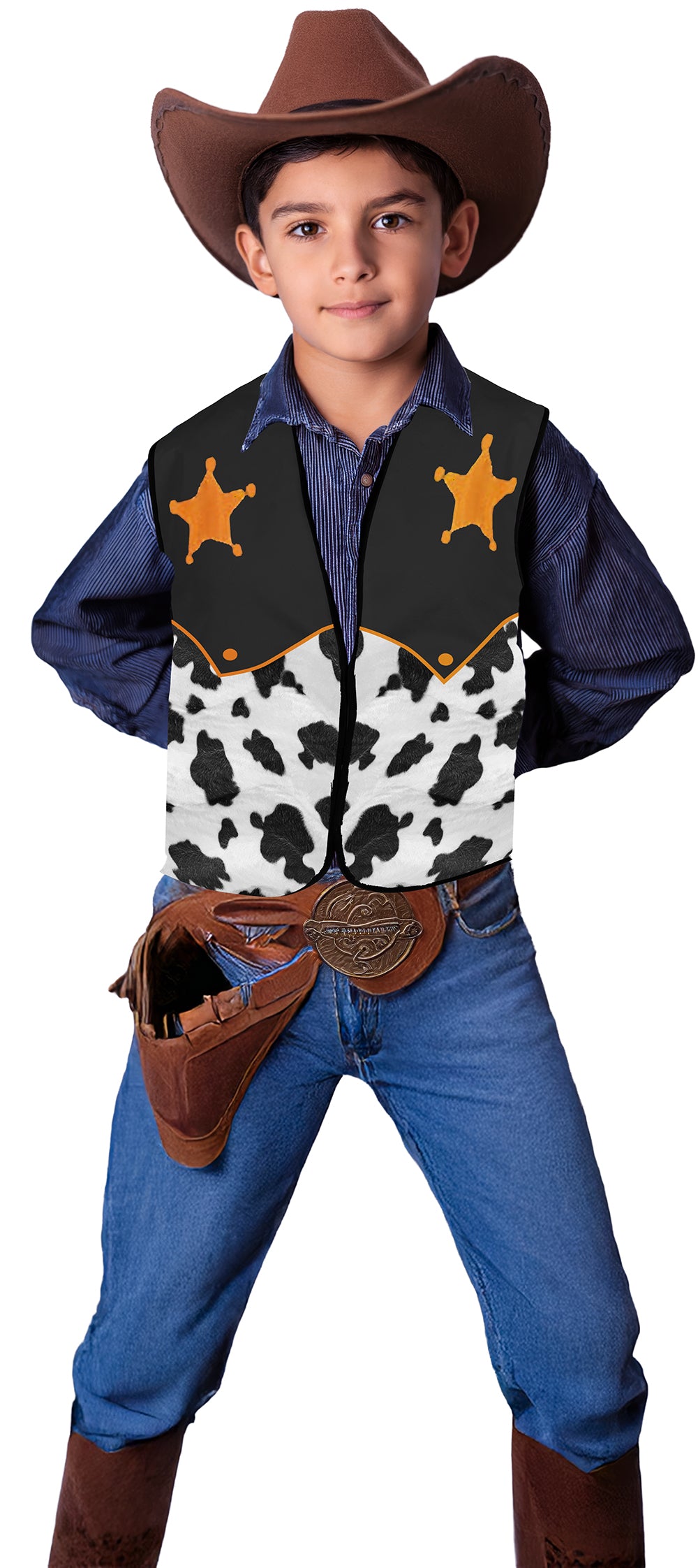 SHERIFF COWBOY VEST, CHILD
