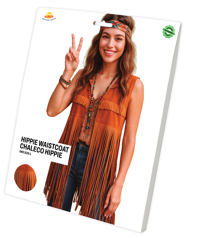 HIPPIE FRINGE VEST, ADULT
