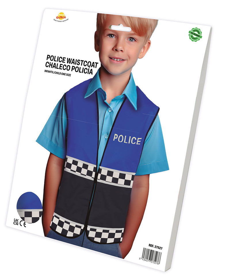 BLUE POLICE VEST, CHILD
