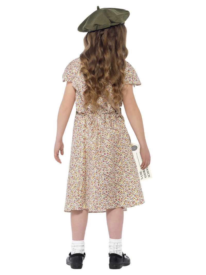 Evacuee Girl Costume, Patterned - 3