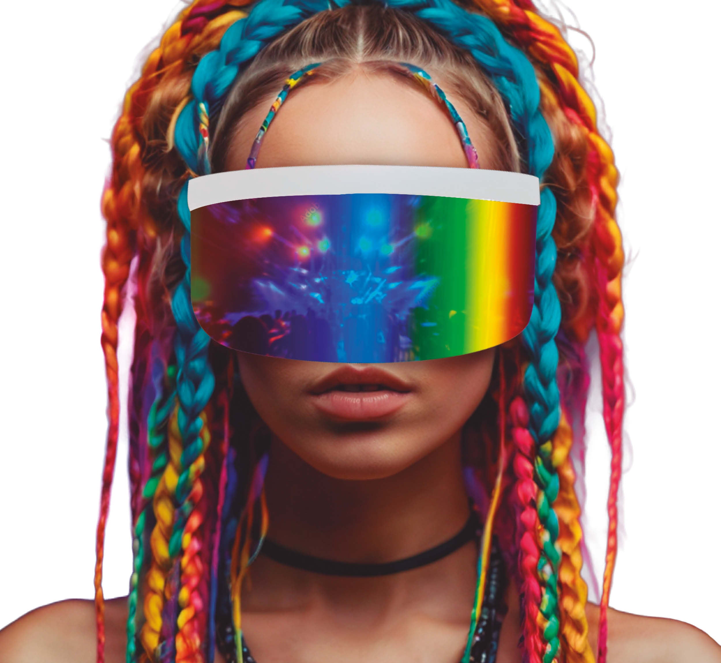FUTURISTIC MIRROR GLASSES