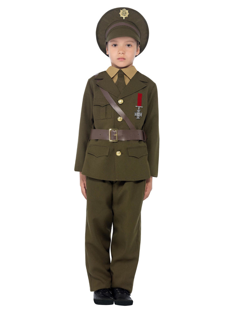 Army Officer Costume, Green - 5
